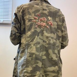 Jade & Ivory Camouflage Jacket